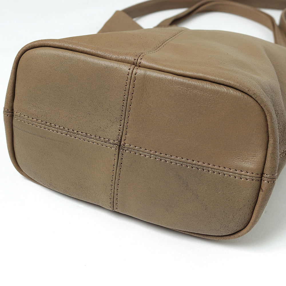 2WAY SMALL TOTE (S) (CAMEL)