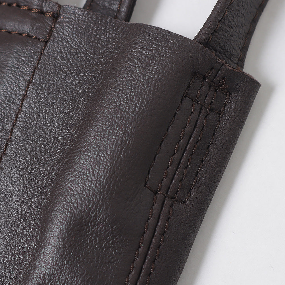 2WAY SMALL TOTE (L) (DARK CHOCO)