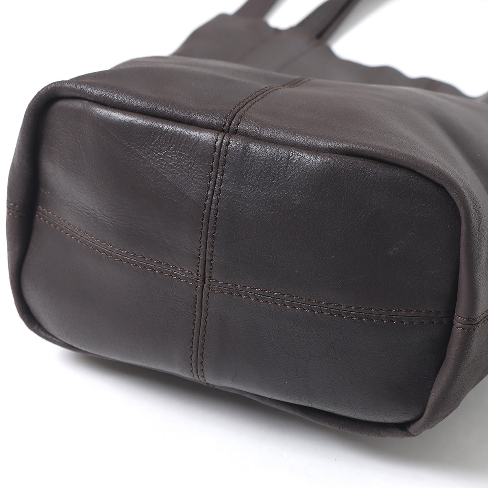 2WAY SMALL TOTE (L) (DARK CHOCO)