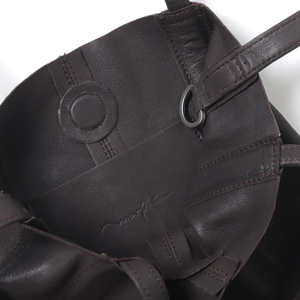 2WAY SMALL TOTE (L) (DARK CHOCO)