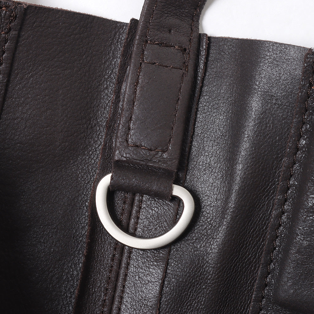 2WAY SMALL TOTE (L) (DARK CHOCO)