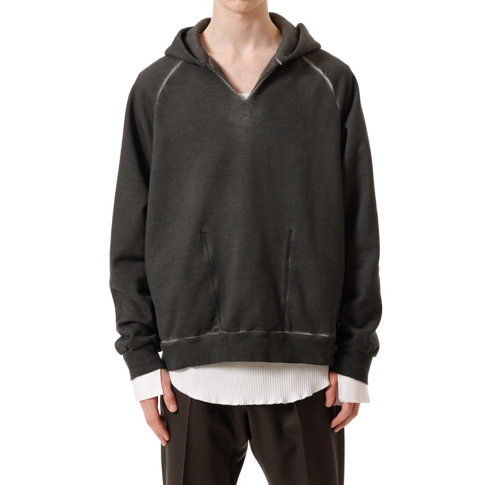 JUMBERCA TERRY COLD DYED SLIT HOODIE