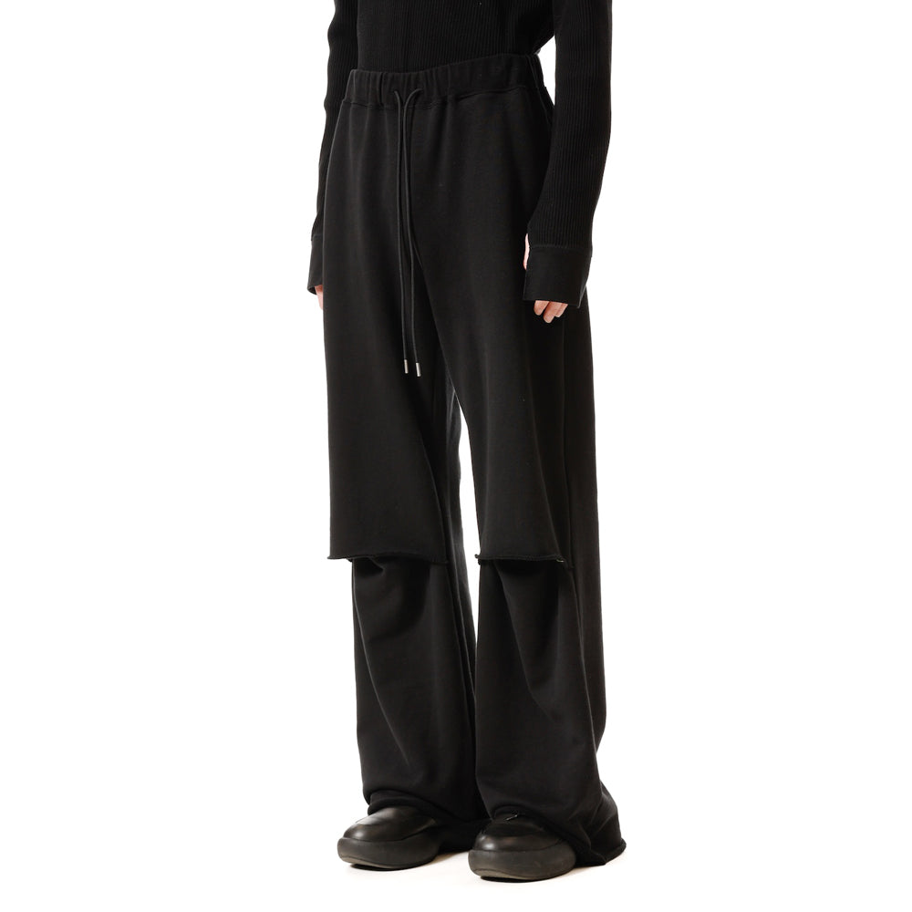JUMBERCA TERRY CUT OFF BAGGY TROUSERS