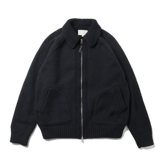  KNIT ZIP BLOUSON  
