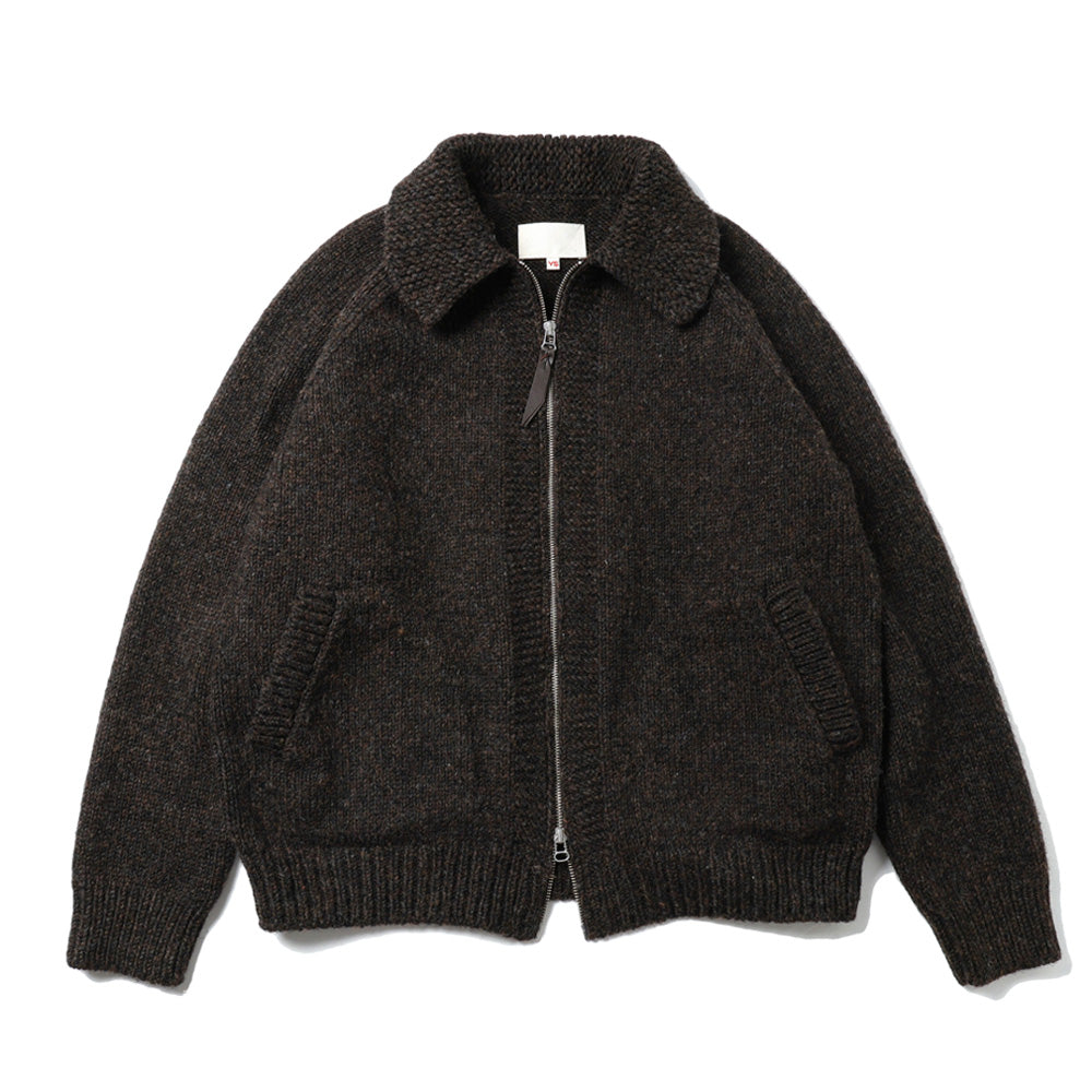 KNIT ZIP BLOUSON