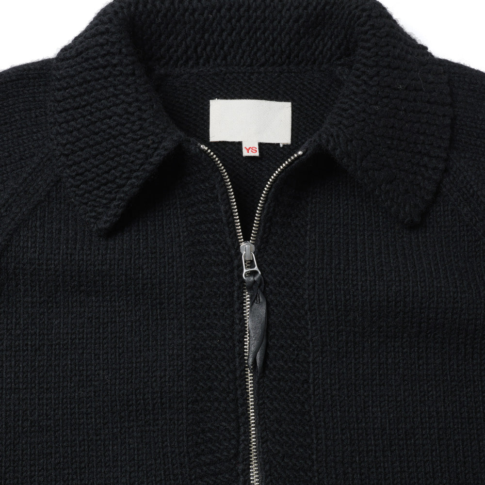 KNIT ZIP BLOUSON