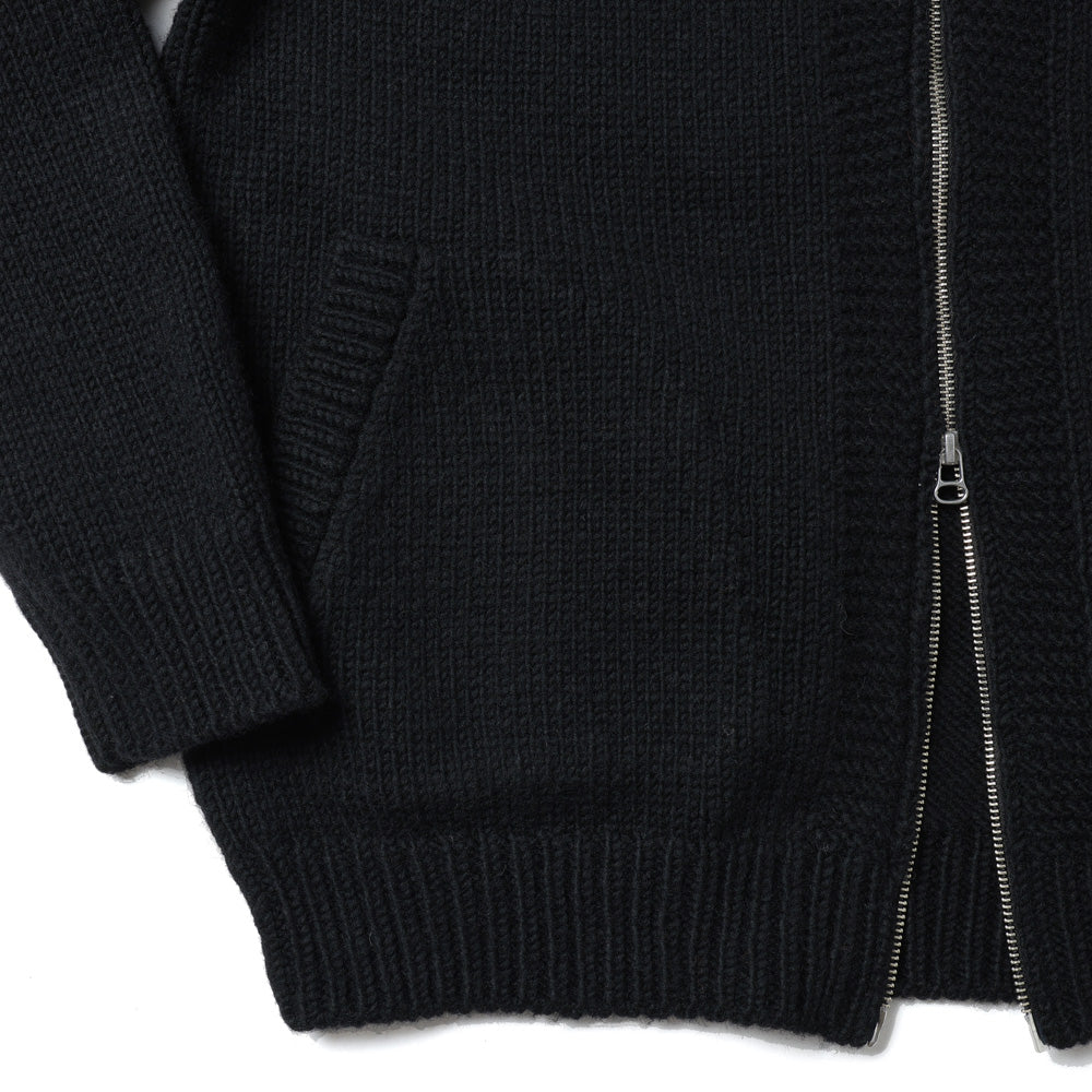 KNIT ZIP BLOUSON