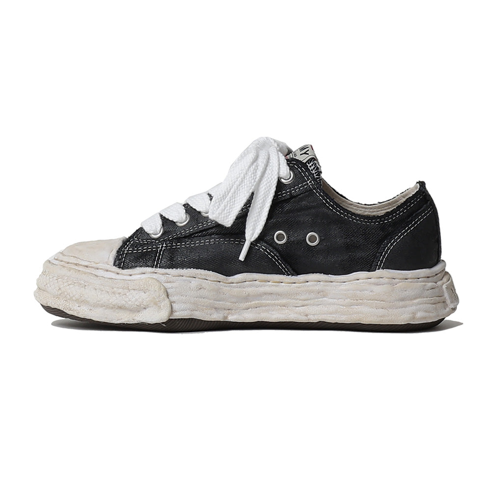 (PETERSON23) OG Sole Brushed Twill Low-top Sneaker BLACK