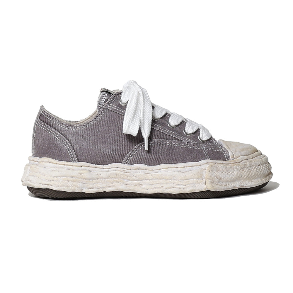 (PETERSON23) OG Sole Brushed Twill Low-top Sneaker GRAY