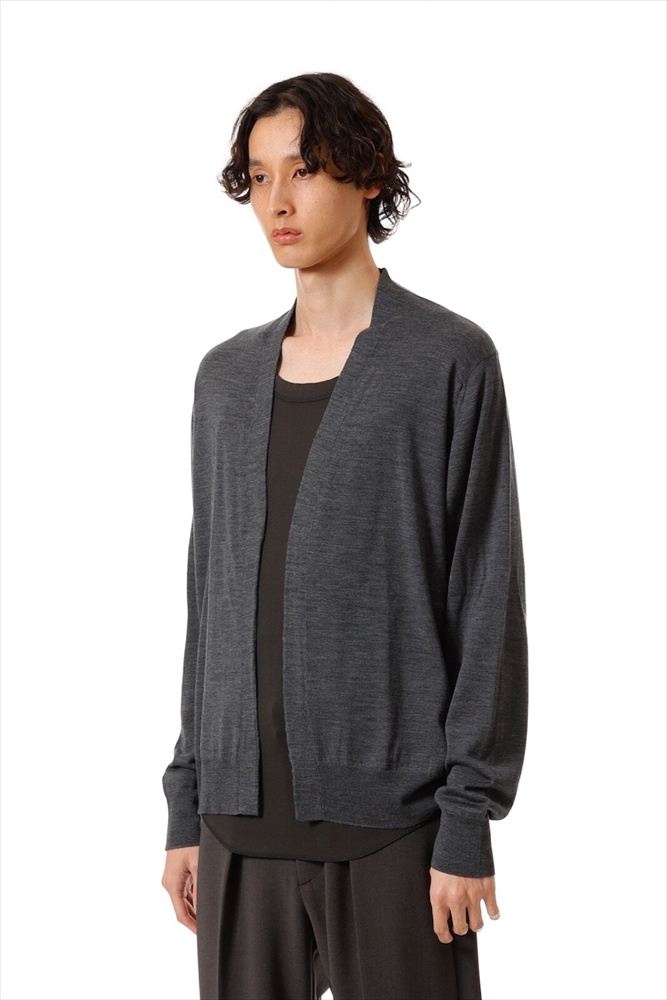 JOHN SMEDLEY MERINO EXTRAFINE BUTTONLESS V NECK CARDIGAN