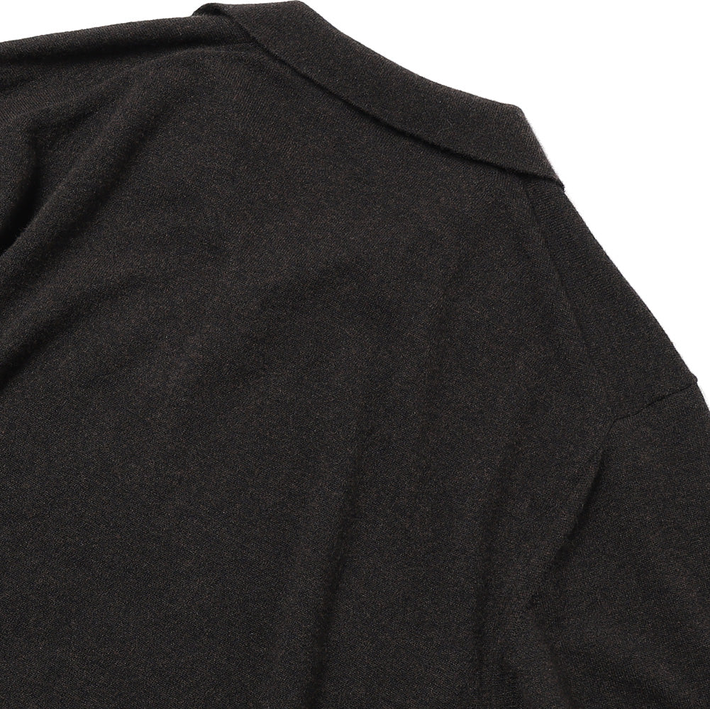 SUPER LIGHT WOOL SKIPPER POLO SWEATER