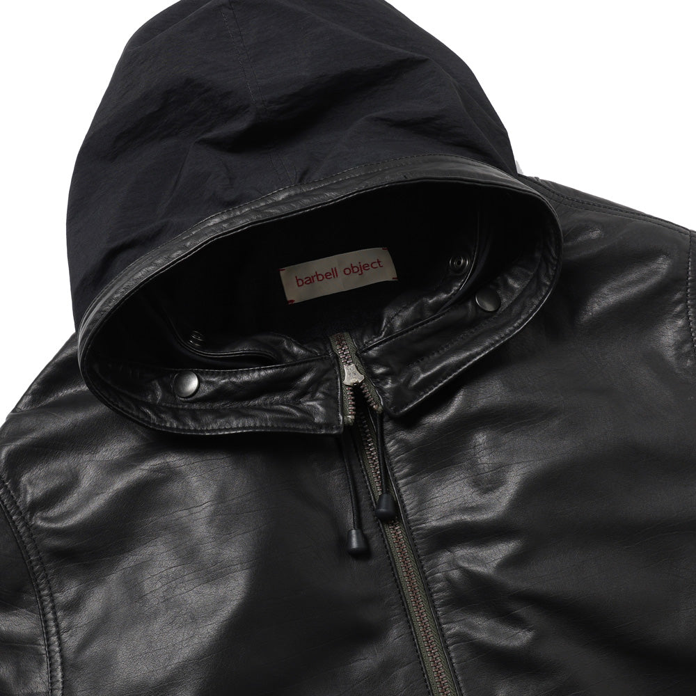 leather h/s coat