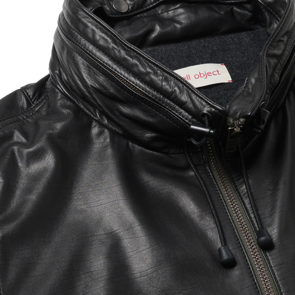 leather h/s coat