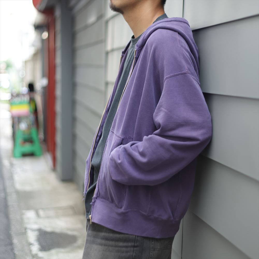 SP加工裏毛ZIPパーカー New Fit