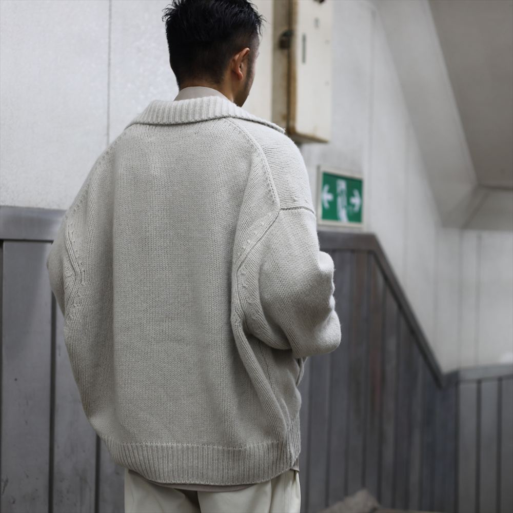 Draping Knit Cardigan Jacket