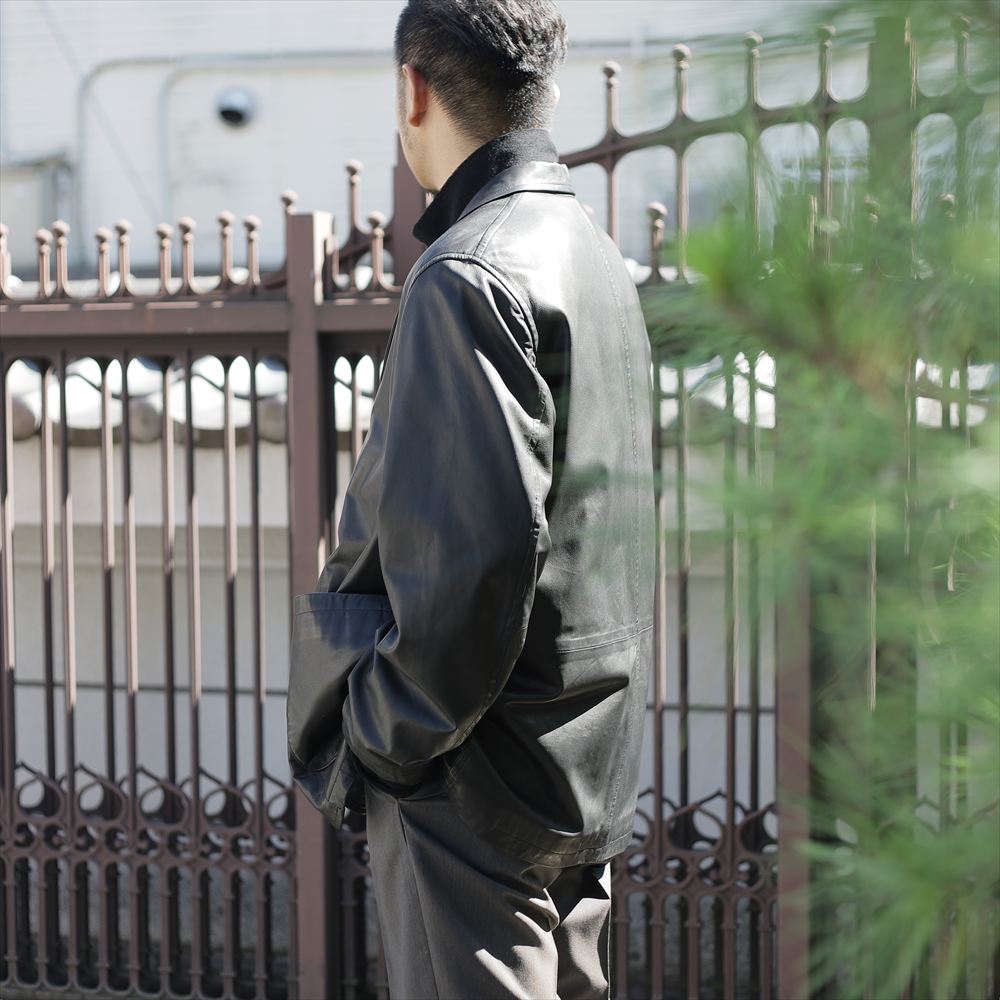 STROLL AROUND JACKET GLAZED SHEEPSKIN