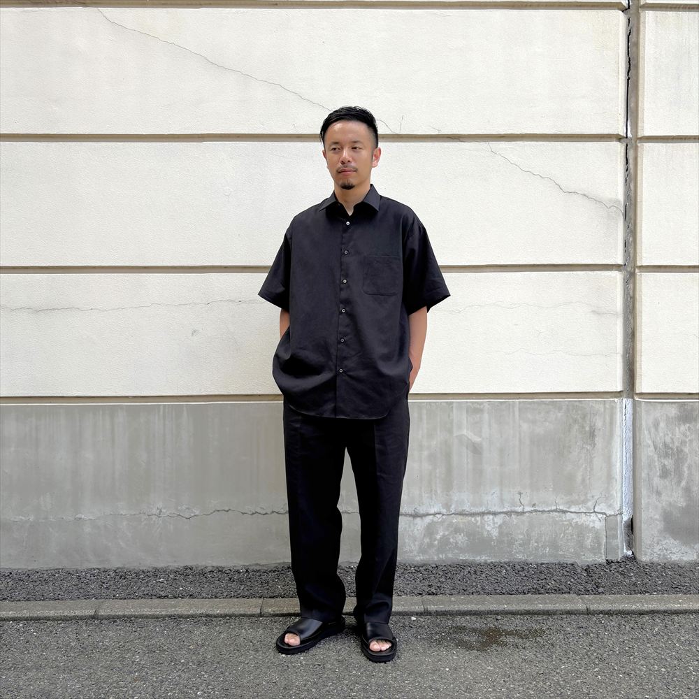 COMFORT FIT SHIRTS S/S ORGANIC WOOL HEMP TROPICAL