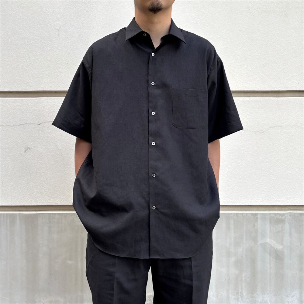 COMFORT FIT SHIRTS S/S ORGANIC WOOL HEMP TROPICAL