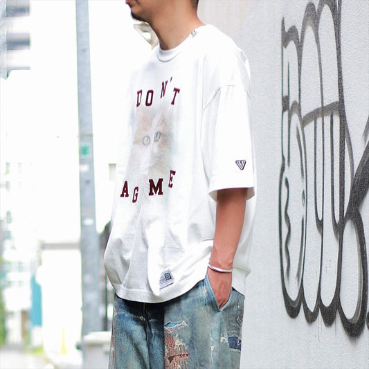  CAT PRINTED TEE  