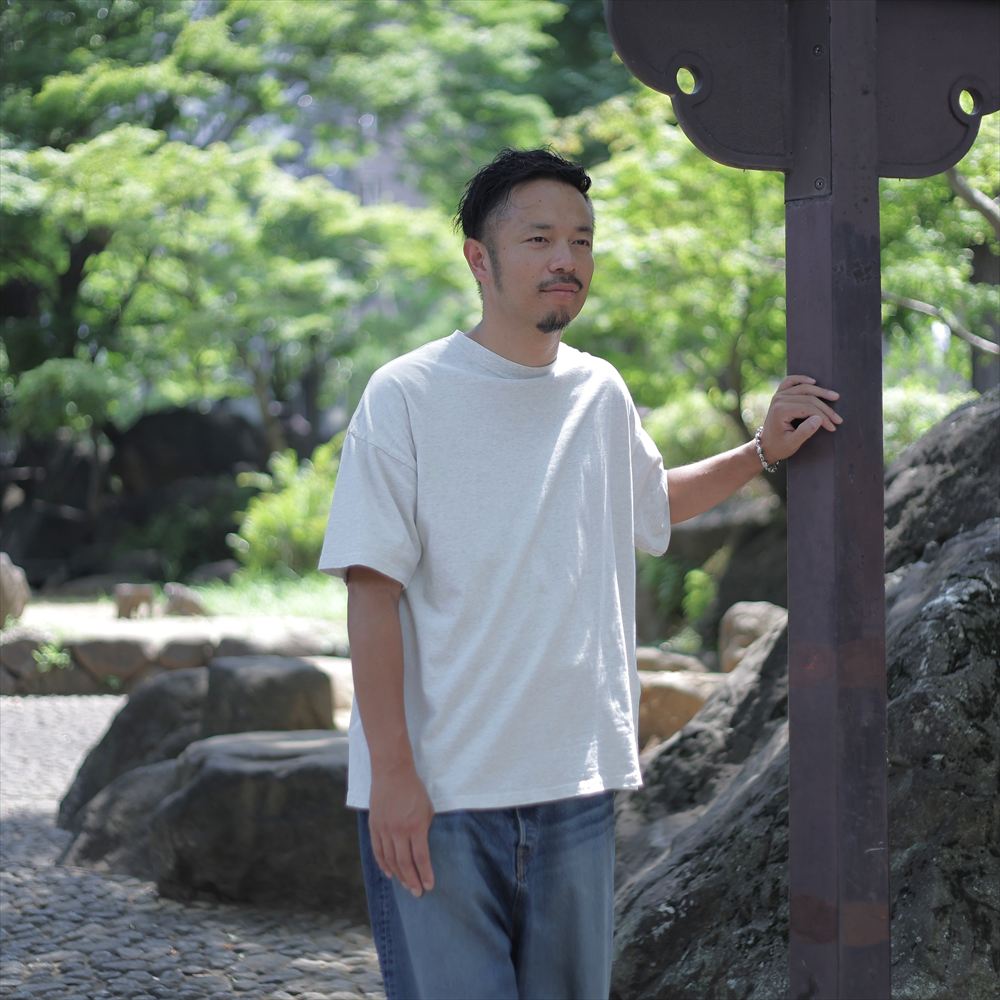 HARD SP加工20/-天竺BIGサイズT(無地)