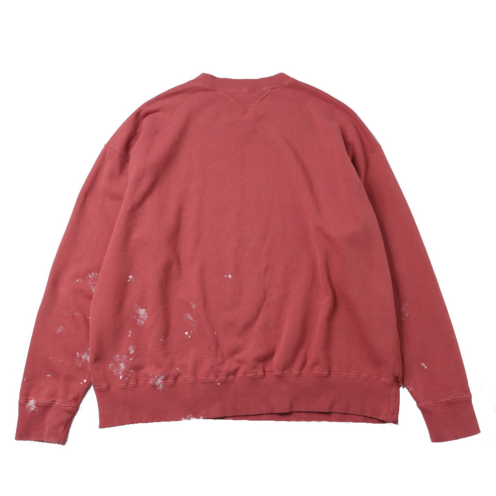 VINTAGE FADE BOTH V-GAZETTE SWEAT SHIRT (PAINT)