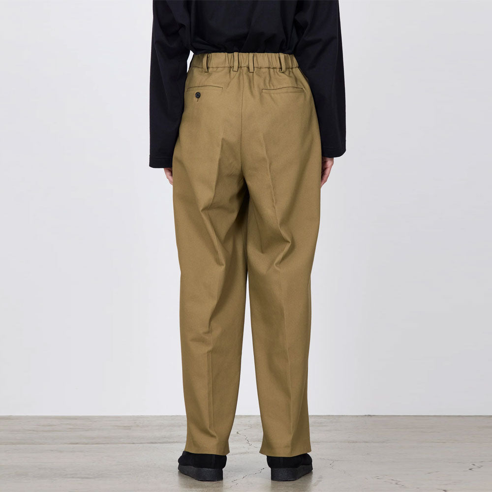 DOUBLE PLEATED TROUSERS ORGANIC COTTON SURVIVAL CLOTH