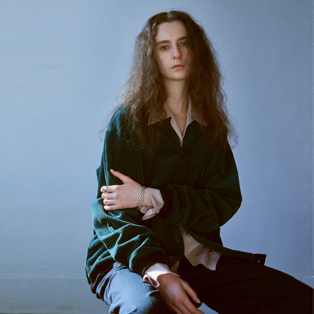 LIMITED WIDE COTTON CORDUROY V-CARDIGAN