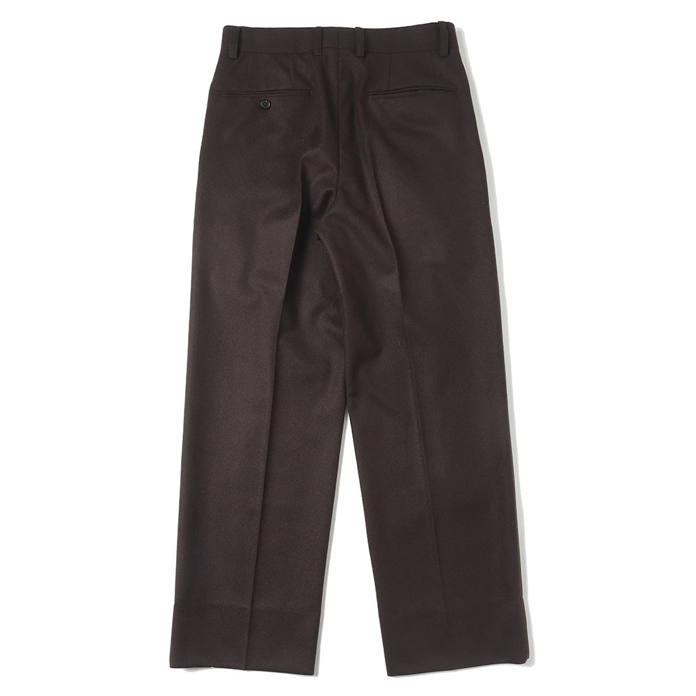 INTERIM(インテリム) - WOOL FRANNEL DRAPE 2-TUCK STRAIGHT SLACKS – Area