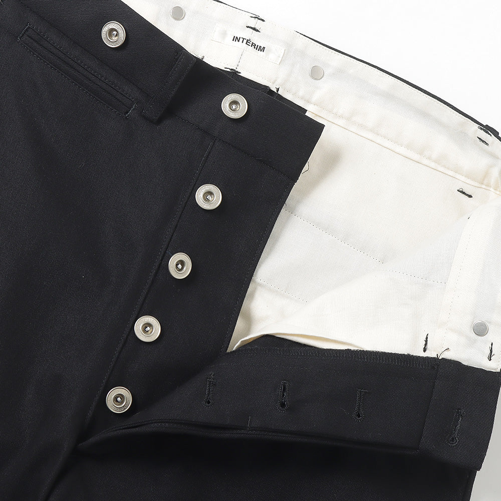 VINTAGE CHINO WASHER MIL BAGGY TROUSER