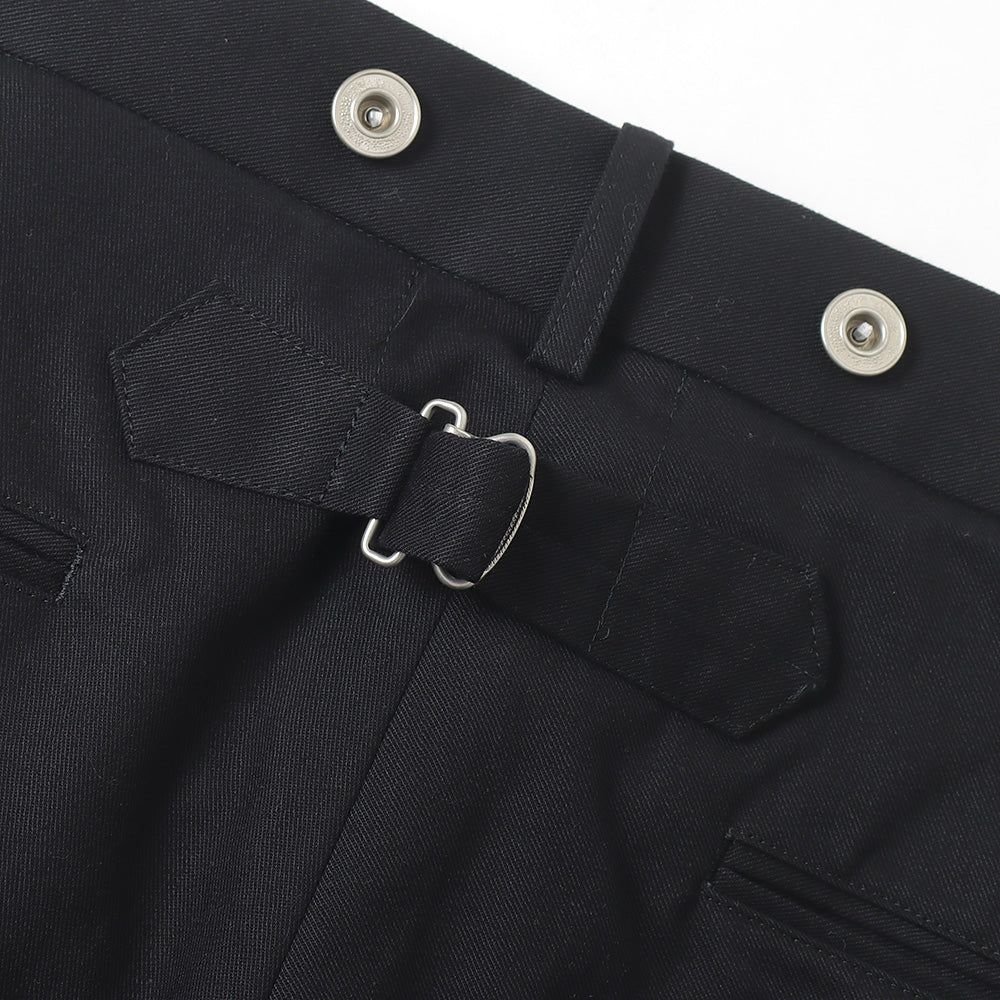 VINTAGE CHINO WASHER MIL BAGGY TROUSER