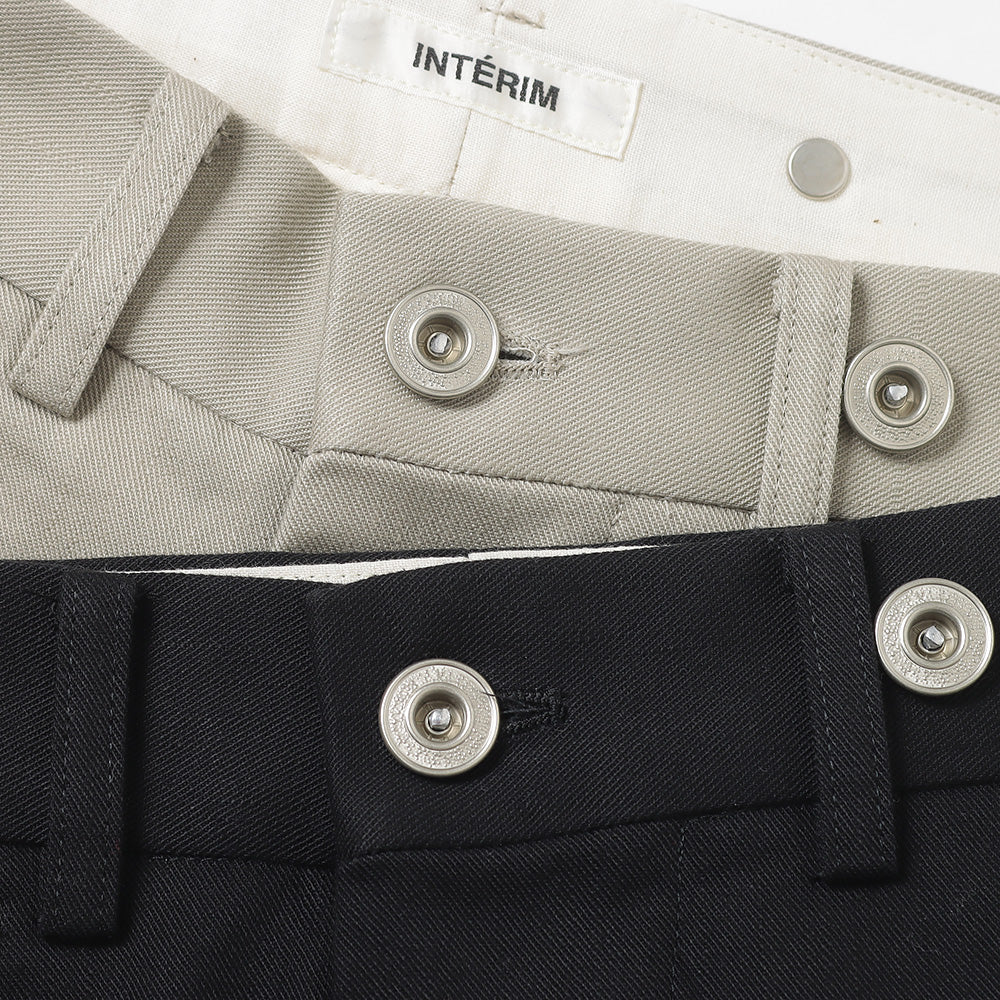 VINTAGE CHINO WASHER MIL BAGGY TROUSER