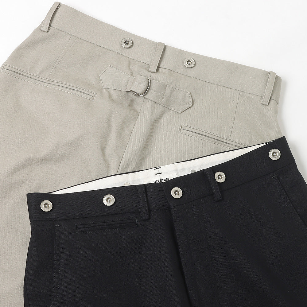 VINTAGE CHINO WASHER MIL BAGGY TROUSER