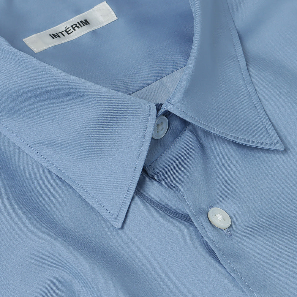 HYPER BIG 200/2 SUPIMA TWILL S/S REGULAR COLLAR SHIRT