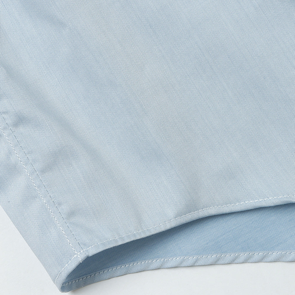 HYPER BIG 200/2 SUPIMA TWILL S/S REGULAR COLLAR SHIRT