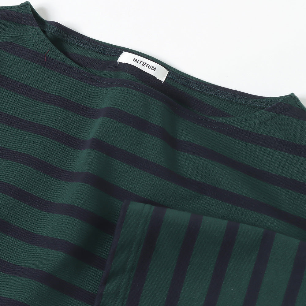 HYPER BIG SUVIN GIZA BASQUE BORDER SHIRT