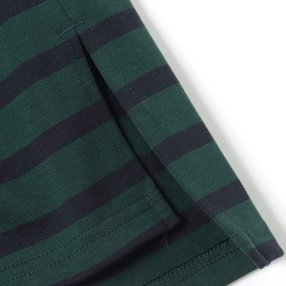 HYPER BIG SUVIN GIZA BASQUE BORDER SHIRT