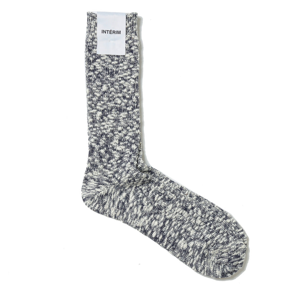 SLUB COTTON HEATHER SOCKS