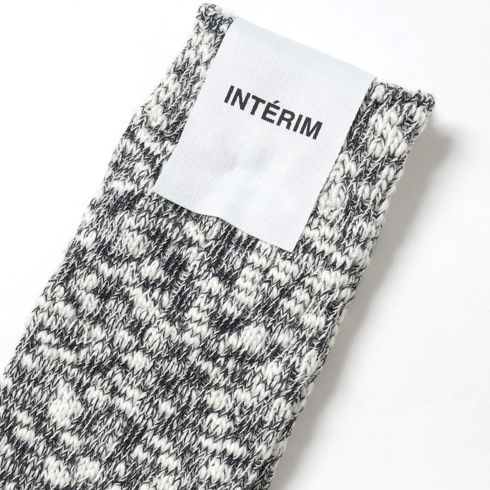 SLUB COTTON HEATHER SOCKS