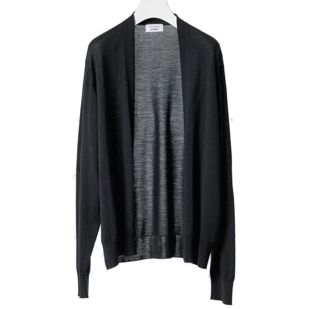 JOHN SMEDLEY MERINO EXTRAFINE BUTTONLESS V NECK CARDIGAN