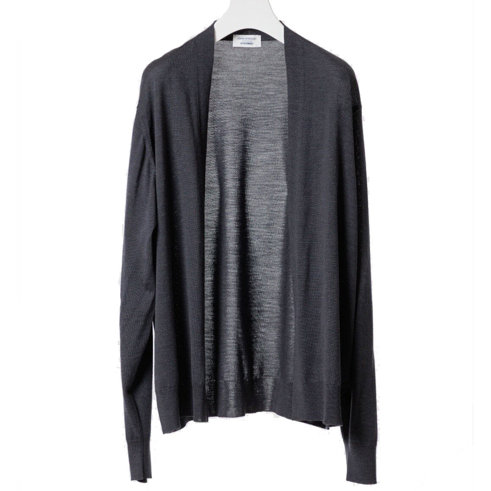 JOHN SMEDLEY MERINO EXTRAFINE BUTTONLESS V NECK CARDIGAN