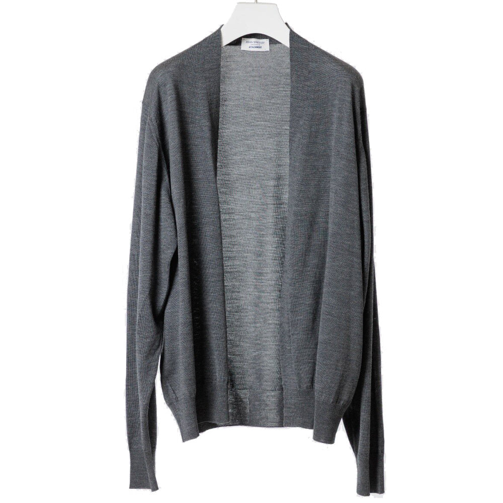 JOHN SMEDLEY MERINO EXTRAFINE BUTTONLESS V NECK CARDIGAN