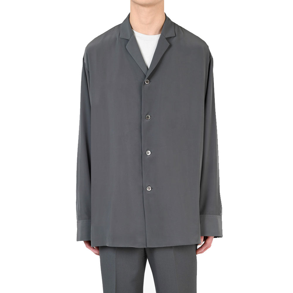DECHINE NOTCHED LAPEL BIG SHIRT