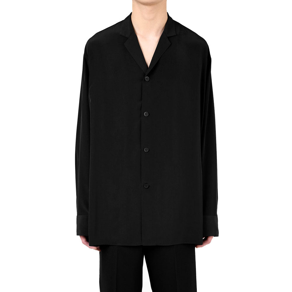 DECHINE NOTCHED LAPEL BIG SHIRT