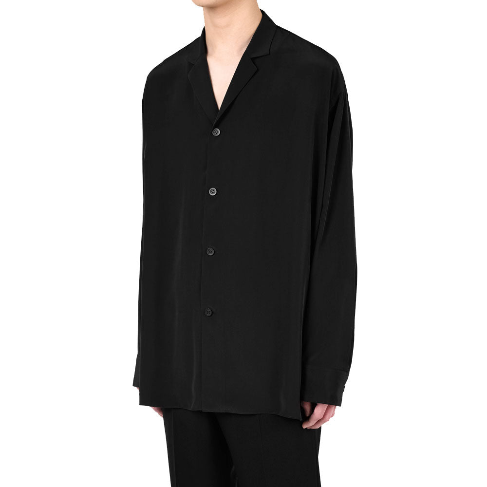 DECHINE NOTCHED LAPEL BIG SHIRT
