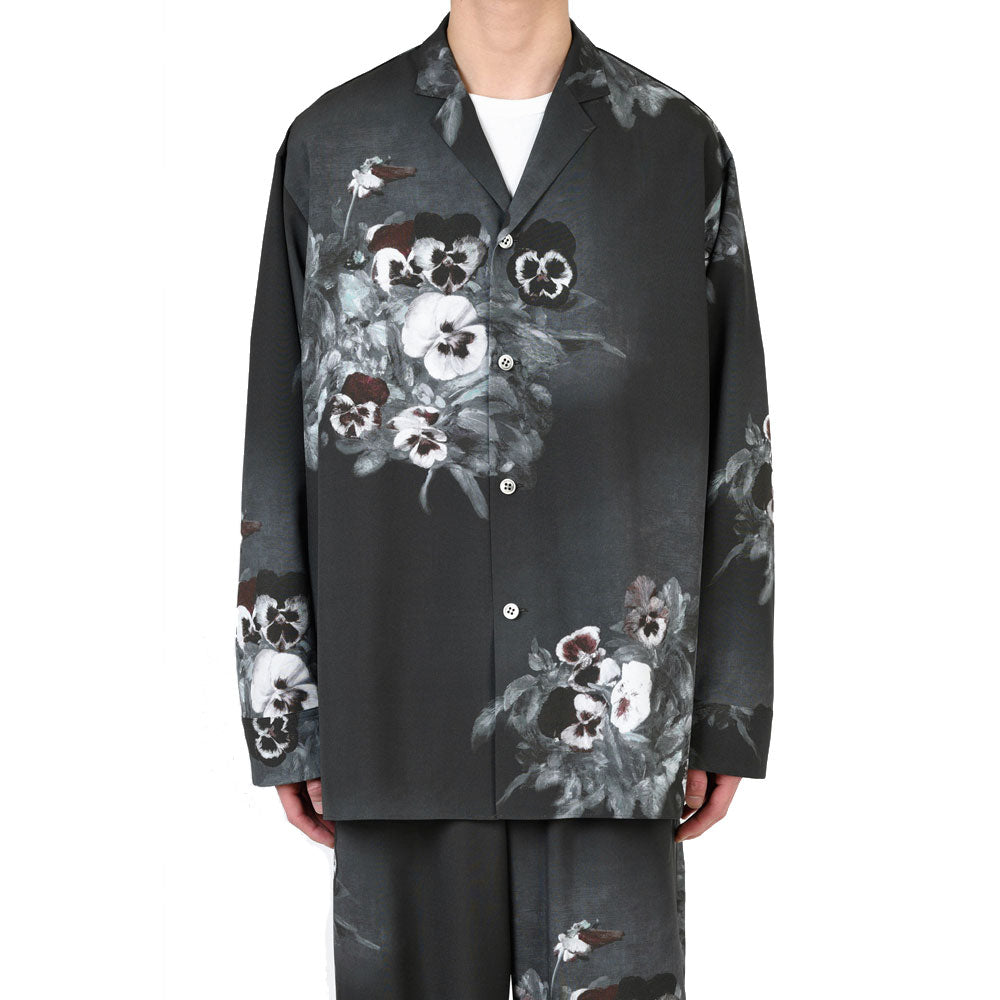 O/C SHIRTS JACKET  POLYESTER SUMMER CLOTH INKJET (PANSY)