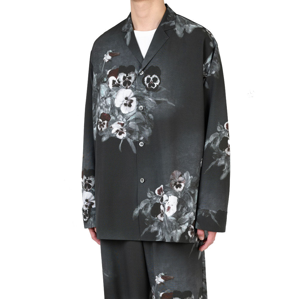 O/C SHIRTS JACKET  POLYESTER SUMMER CLOTH INKJET (PANSY)