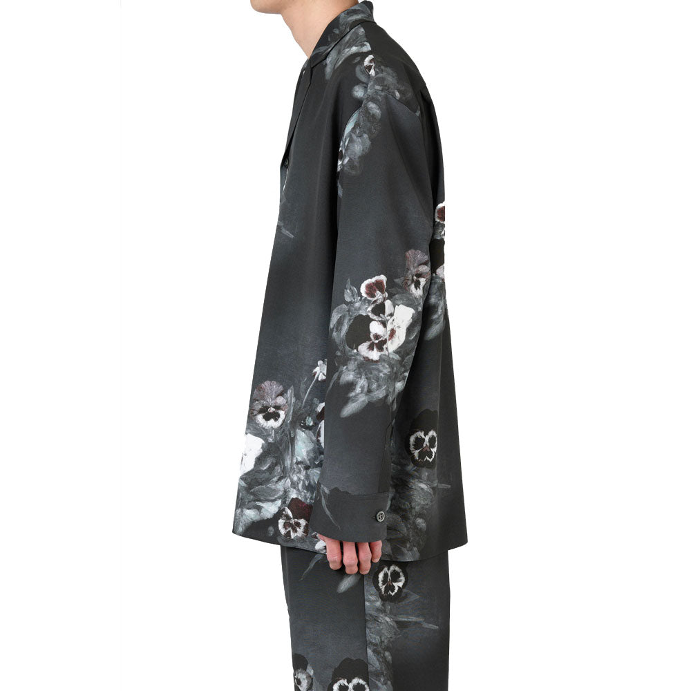 O/C SHIRTS JACKET  POLYESTER SUMMER CLOTH INKJET (PANSY)