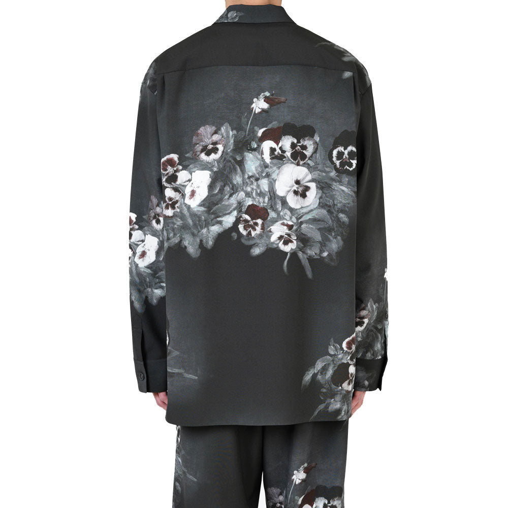 O/C SHIRTS JACKET  POLYESTER SUMMER CLOTH INKJET (PANSY)