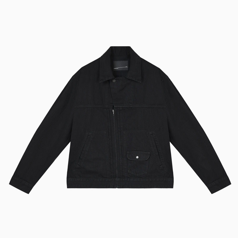 RIDERS JACKET 12oz FLAT DENIM