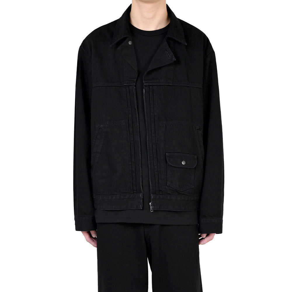 RIDERS JACKET 12oz FLAT DENIM